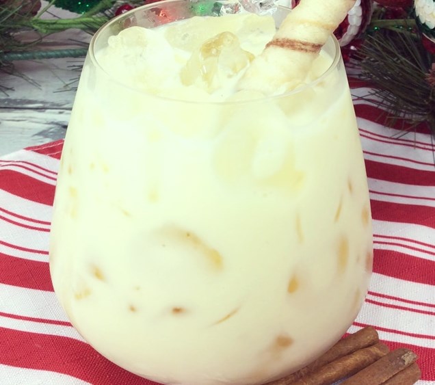 WHITE RUSSIAN EGGNOG #drinks #holidayparty