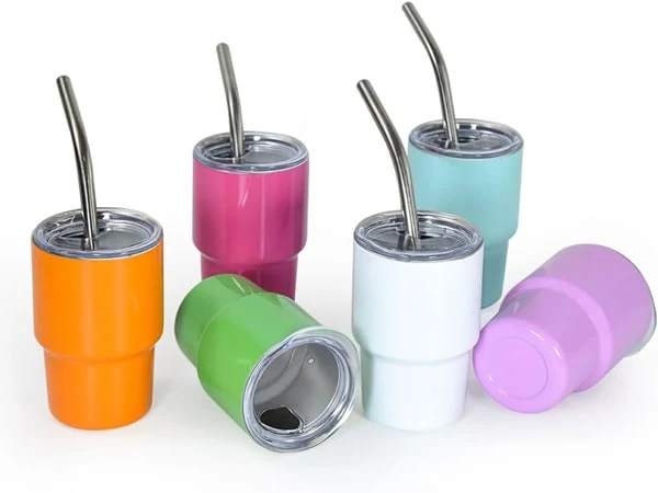 Sublimation 6 pack Colored Mini Tumblers