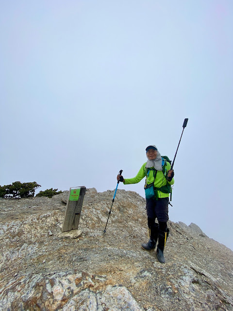 上稜點往圓峰山屋