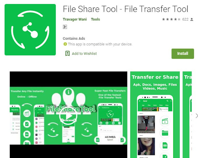 Shareit  का मेड इन इंडिया विकल्प, File Share Tool पर आप अपने 4k तक के फाइल को कर सकेंगे अब Share 