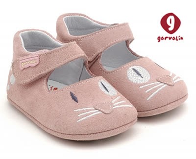 Zapato para bebe Garvalin Rosa