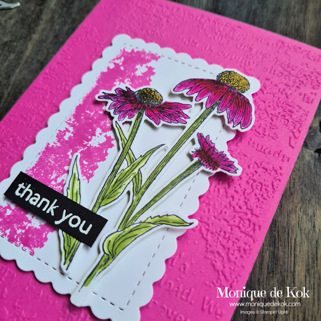 zelfgemaakte kaart, Stampin Up, Nature's Harvest, Harvest Meadow, favoriet product, bloghop, Creatieve harten, stempelset, bloemen, roze, bestellen