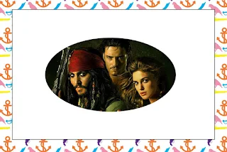 Pirates of the Caribbean Free Printable Invitations, Labels or Cards.