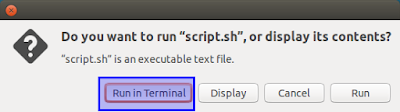 run in terminal