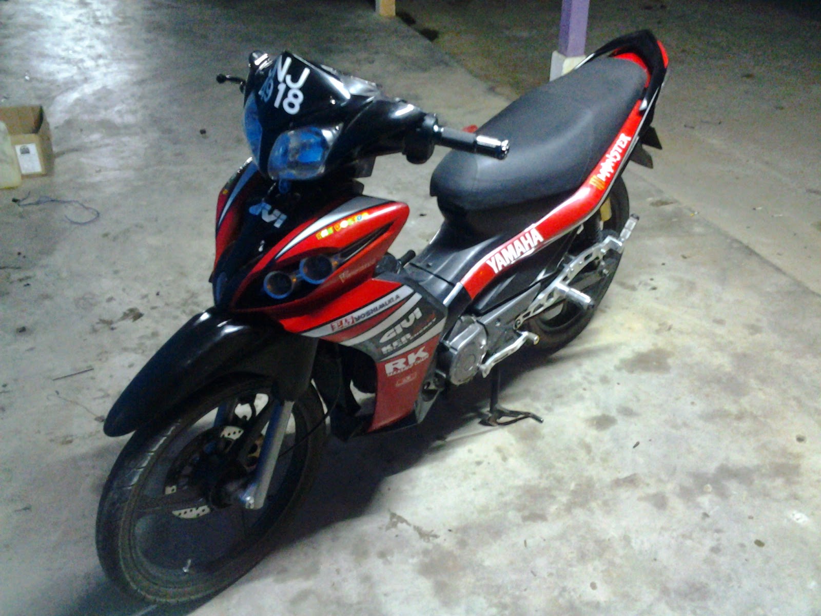 YAMAHA LAGENDA 115ZR CAM MERAH IN ACTION