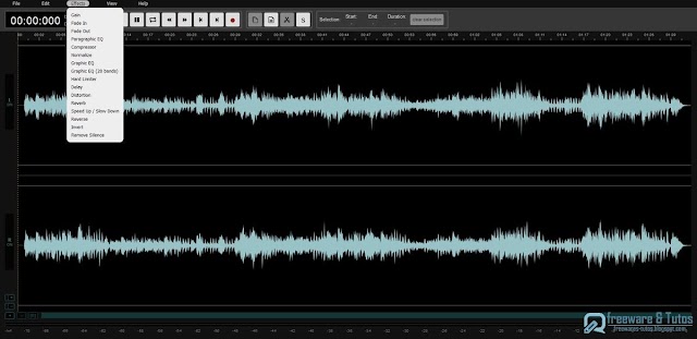 Audiomass : un éditeur audio en ligne gratuit