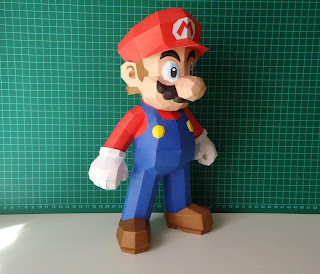 Super Mario Bros Paper craft Model