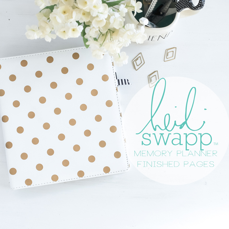 Memory Planner Finished Pages | @jamiepate for @heidiswapp