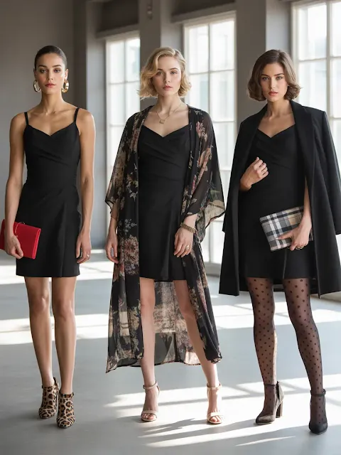 Add a Pop of Print (Yes, Even with Black)