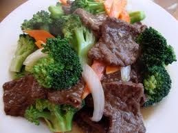 ผัดบล็อคโคลี่ THAI FOOD Beef Broccoli