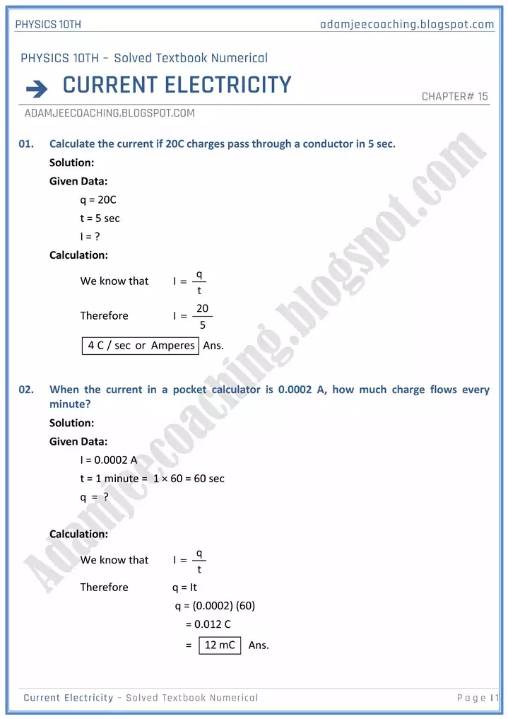 current-electricity-solved-textbook-numericals-physics-10th