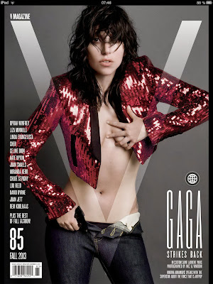 Lady Gaga goes topless for V Magazine Fall 2013 photoshoot