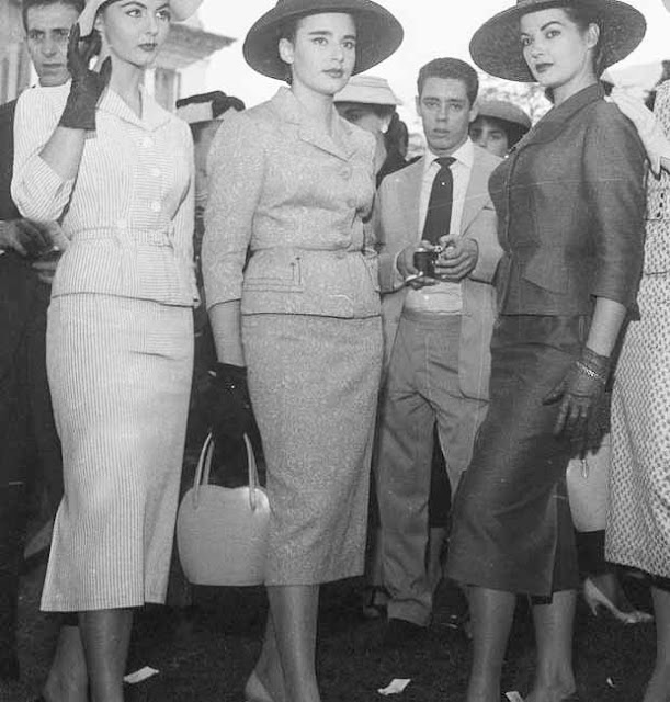 mulheres no Jockey Club anos 50