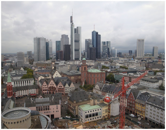 Frankfurt vista da torre da catedral