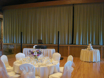 wedding reception set up pictures