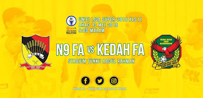 Live Streaming Negeri Sembilan vs Kedah 13 Mei 2018 Liga Super