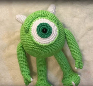 PATRON GRATIS MIKE | MONSTRUOS AMIGURUMI 55626