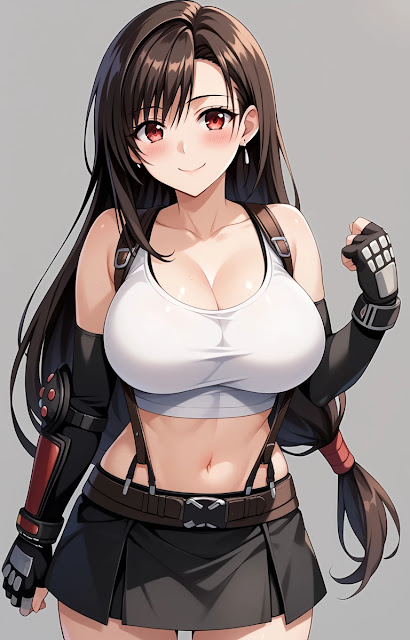 Ảnh 3D Mỹ nhân game Final Fantasy Tifa Lockhart 6