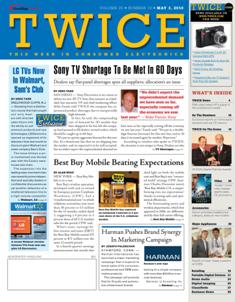 TWICE This Week In Consumer Electronics 2010-10 - May 3, 2010 | ISSN 0892-7278 | TRUE PDF | Quindicinale | Professionisti | Consumatori | Distribuzione | Elettronica | Tecnologia
TWICE is the leading brand serving the B2B needs of those in the technology and consumer electronics industries. Anchored to a 20+ times a year publication, the brand covers consumer technology through a suite of digital offerings, events and custom content including native advertising, white papers, video and webinars. Leading companies and its leaders turn to TWICE for perspective and analysis in the ever changing and fast paced environment of consumer technology. With its partner at CTA (the Consumer Technology Association), TWICE produces the Official CES Daily.