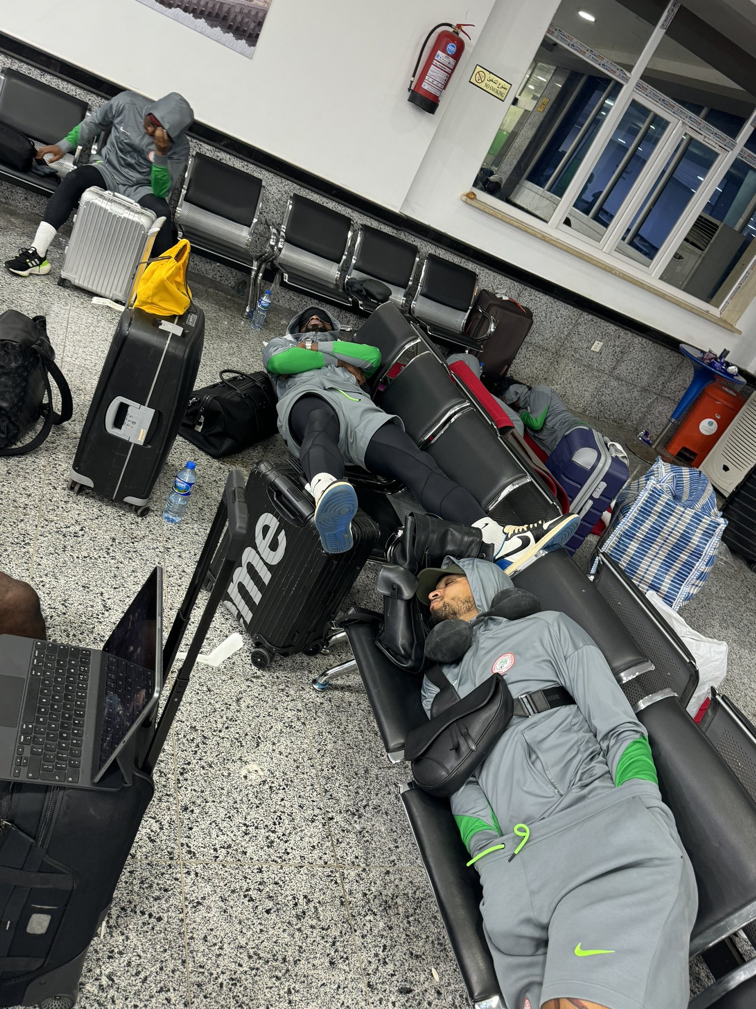 Super Eagles of Nigeria stranded at airport in Libya