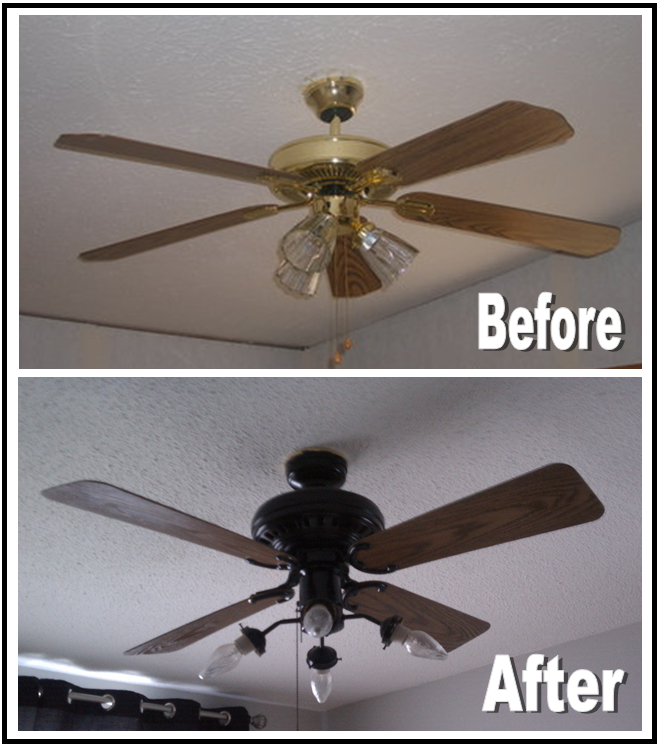 Nadia's DIY Projects: DIY Ceiling Fan Makeover