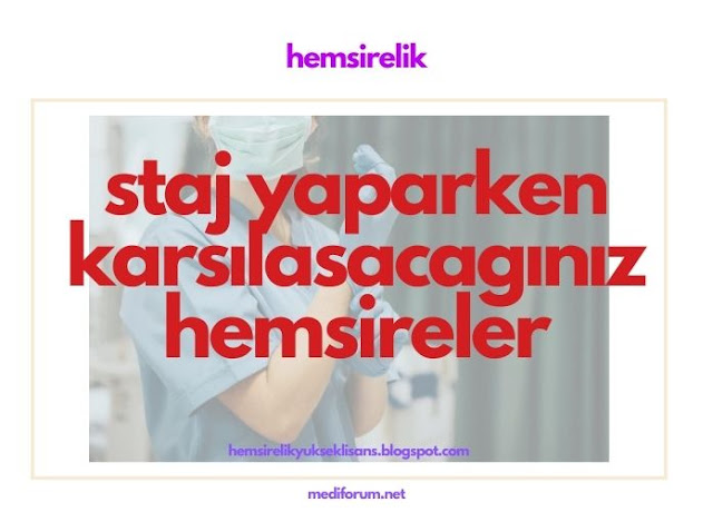 hemşirelik staj