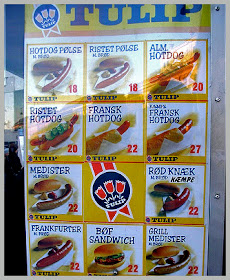 Danish hot dog stand polsevogn street food