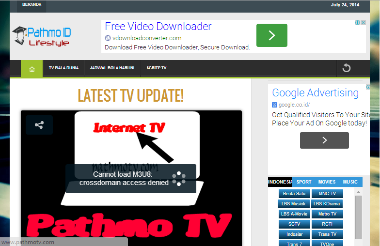 TV Streaming Cepat Pathmo TV