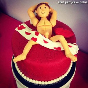 Ladies Party Penis Cake for Bride to be and Bride's Maid