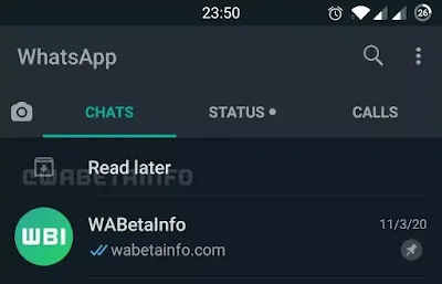 Update Baru WhatsApp beta