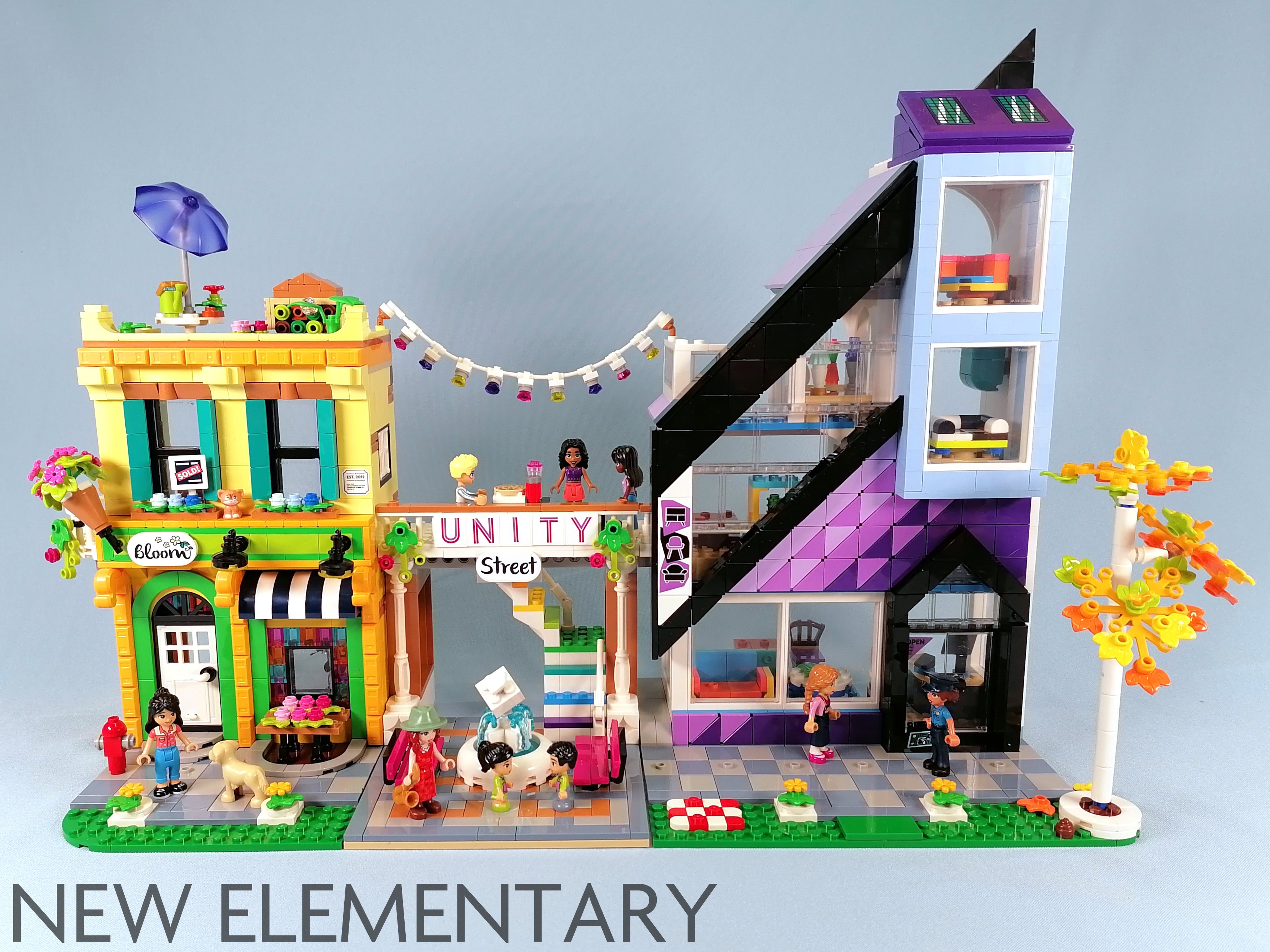 LEGO® Friends review: Downtown Flower and Design Stores | New Elementary: LEGO® parts, sets and techniques