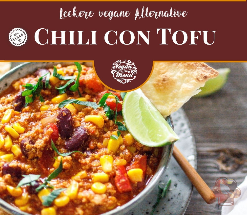 Veganes Chili con Tofu - leckere und fleischlose Alternative zum bekannten Chili con Carne