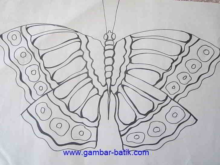 Motif Batik Tulis Mudah "Sketsa Batik" - Gambar Batik