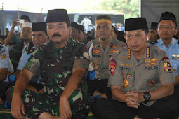 Hadi Tjahjanto dan Tito Karnavian Gelar Safari Ramadhan di Skadron 11 Lanud Hassanudin Makassar