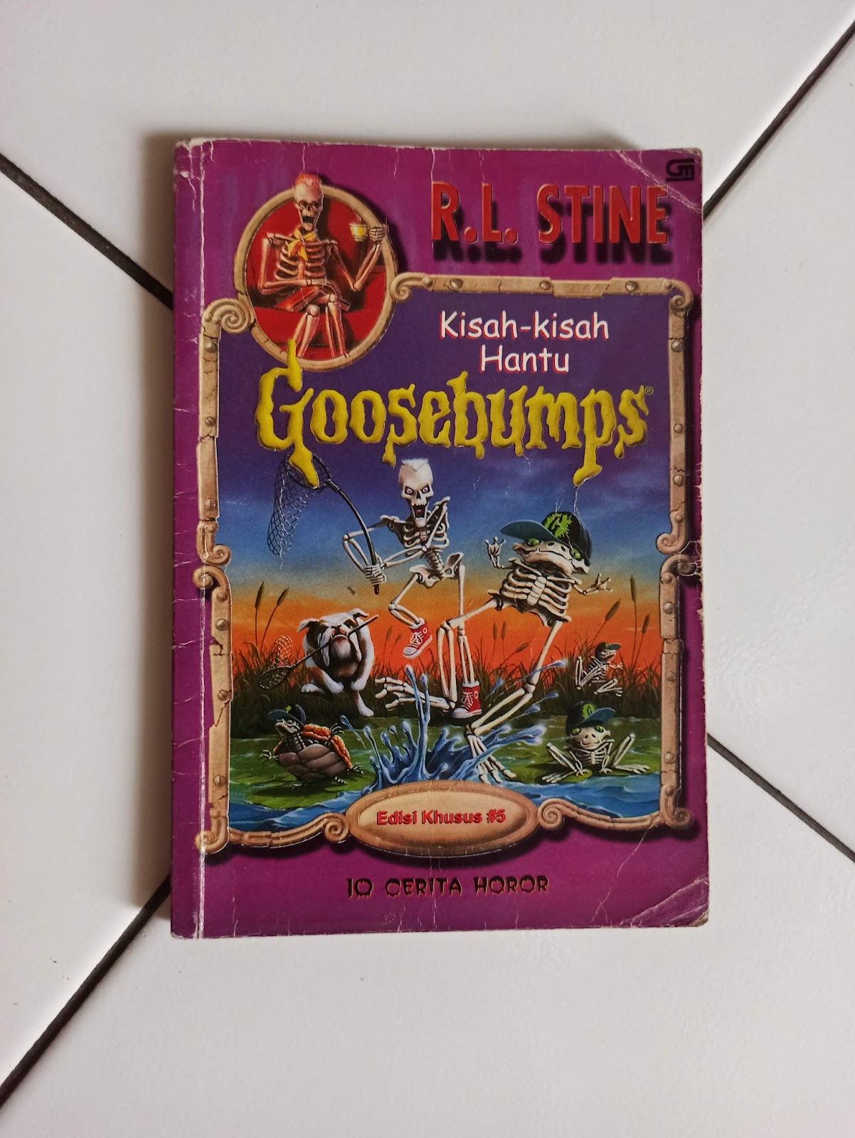 Novel Horor Goosebumps karya RL Stine