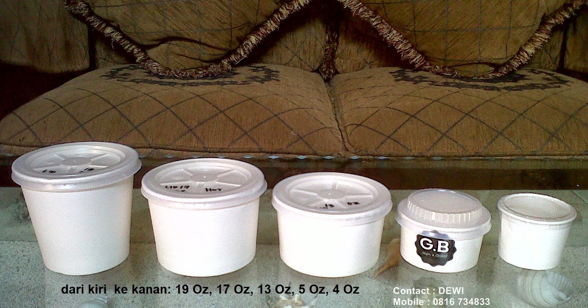 Download Bucket/ Bowl Cup, Soup Cup Dan Ice Cream Cup POLOS Minimal Order HANYA 1 Karton - GoPaperCup.com