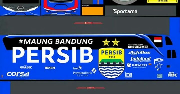  Stiker  Bus  Simulator  Indonesia Persib