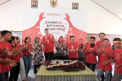 Anak Didik Lapas Anak Pria Tangerang, Gembira Bersama Prudential Indonesia.