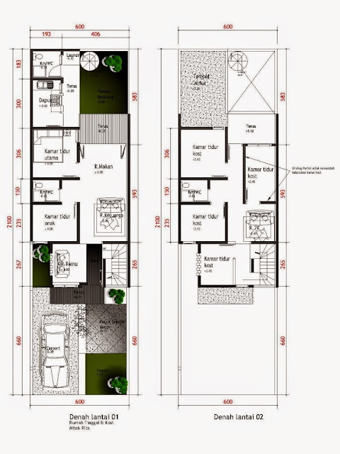 69 Desain  Rumah  Minimalis  8 X  15 Paling Modern 2019 