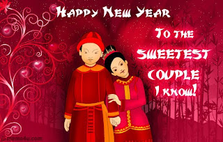 Chinese New Year Couple Cards