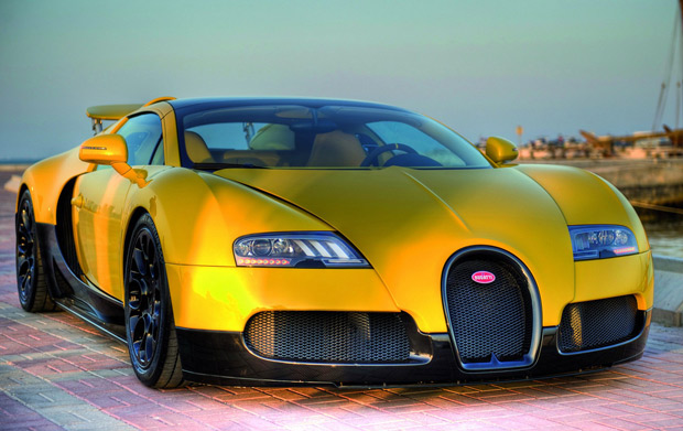 Bugatti Veyron 164 Grand Sport amarelo e preto Foto Divulga o 