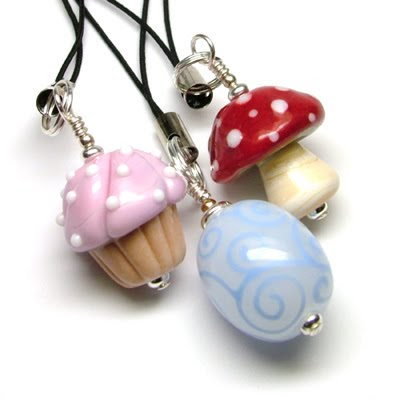 Lampwork Dangles by Laura Sparling