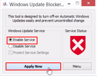 como usar windows update blocker