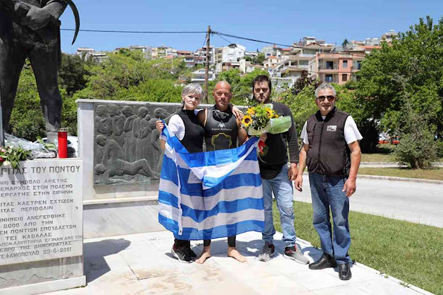 2.080 χιλιόμετρα από το Μόναχο στην Καβάλα στη μνήμη των θυμάτων της Γενοκτονίας των Ελλήνων του Πόντου