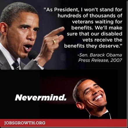 Senater Obama on Veterans Benefits