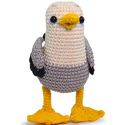 Gaviota amigurumi