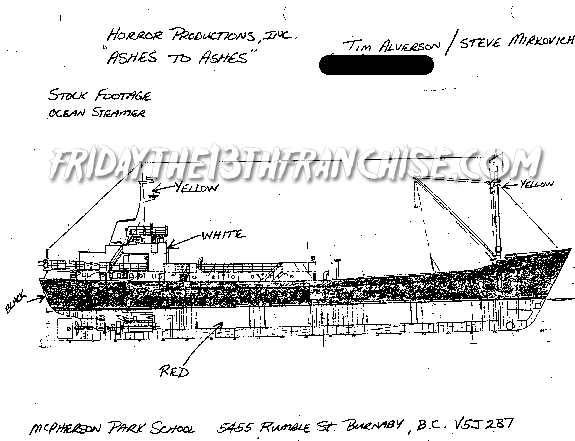 Jason Takes Manhattan Behind The Scenes Ship Drawing