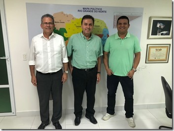 CE com Hermano Morais e prefeito de Guamaré