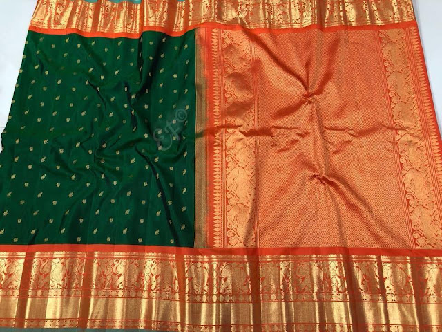 Handloom Kanchipuram Gadwal Silk Sarees 