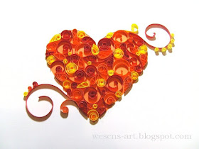 Quilling Heart     wesens-art.blogspot.com